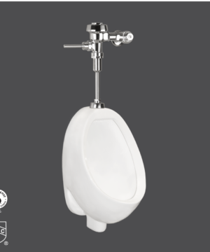 CONTRAC KOLBY WALL MOUNTED URINAL REAR INLET 0.47LPF / 0.125GPF, ADA COMPLIANT